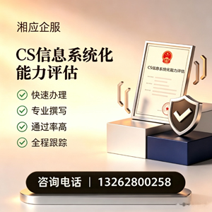 泸州CS信息系统化能力评估申报服务