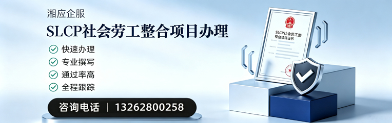 泸州SLCP社会劳工整合项目申报服务